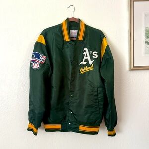 Oakland As retro team jacket